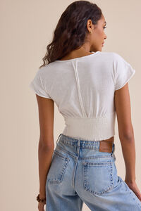 Layla V-Neck Tee Detail 6 - Altar'd State