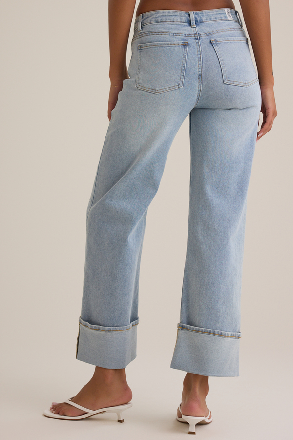 Edie Floral Embroidered Jeans Detail 5 - Altar'd State