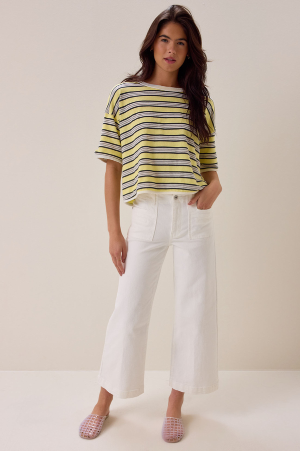 Everly Wide Leg Crop Jean - Altar'd State