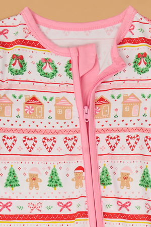Fair Isle Gingerbread Girl Romper - Altar'd State - 