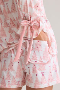Sweet Spruce Mama Pajama Set Detail 6 - Altar'd State