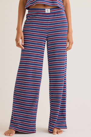 Channing Striped Brushed Rib Lounge Pant - Altar'd State - 