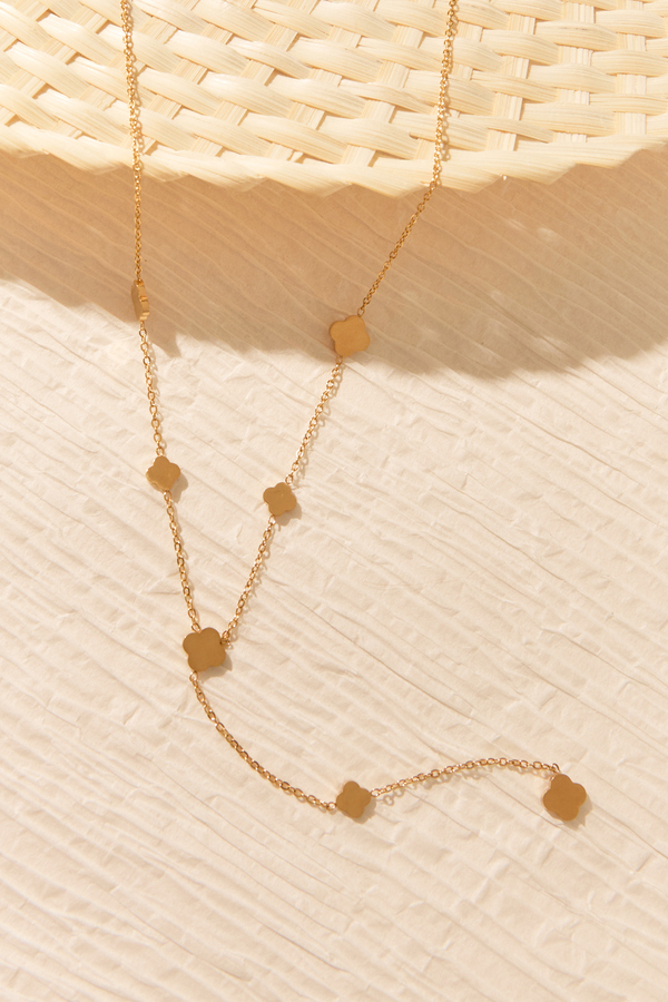 Lucky Charm Drop Necklace Detail 4 - Altar'd State