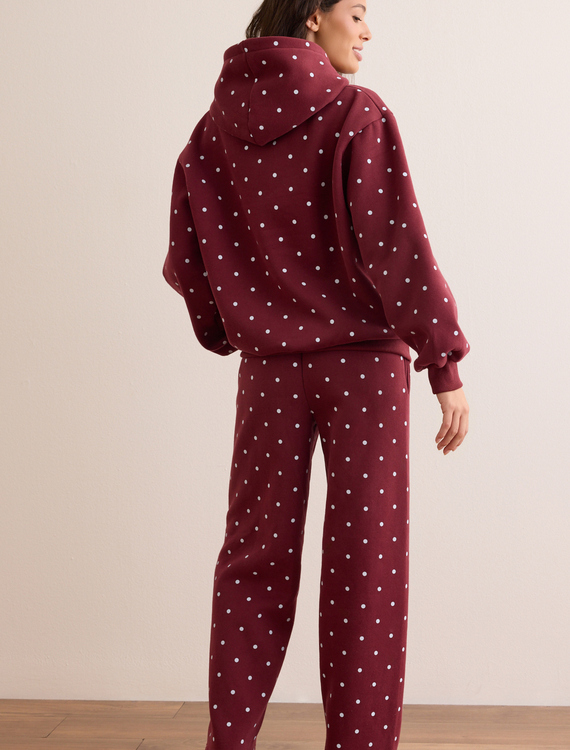 Classic Dot Cozy Hoodie Detail 6 - Altar'd State