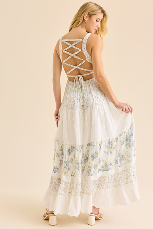 Adalynne Sleeveless Floral Maxi Dress - Altar'd State - 