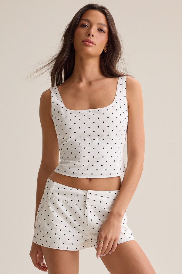 Leilah Polka Dot Mini Short - Altar'd State