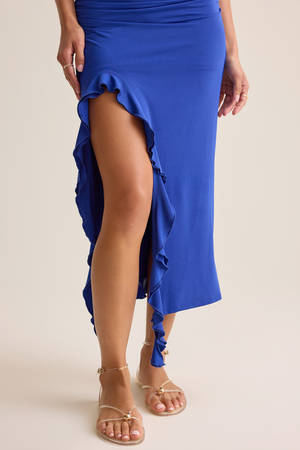 Kailen Strapless Ruffle Dress - Altar'd State