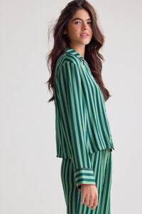 Mary Stripe Lounge Top Detail 3 - Altar'd State