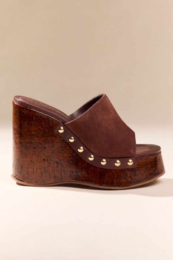 Dalle Suede Wedges by Schutz Detail 3 - Altar'd State