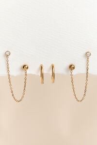 Mila Chain Crawler Hoop Set - Altar'd State