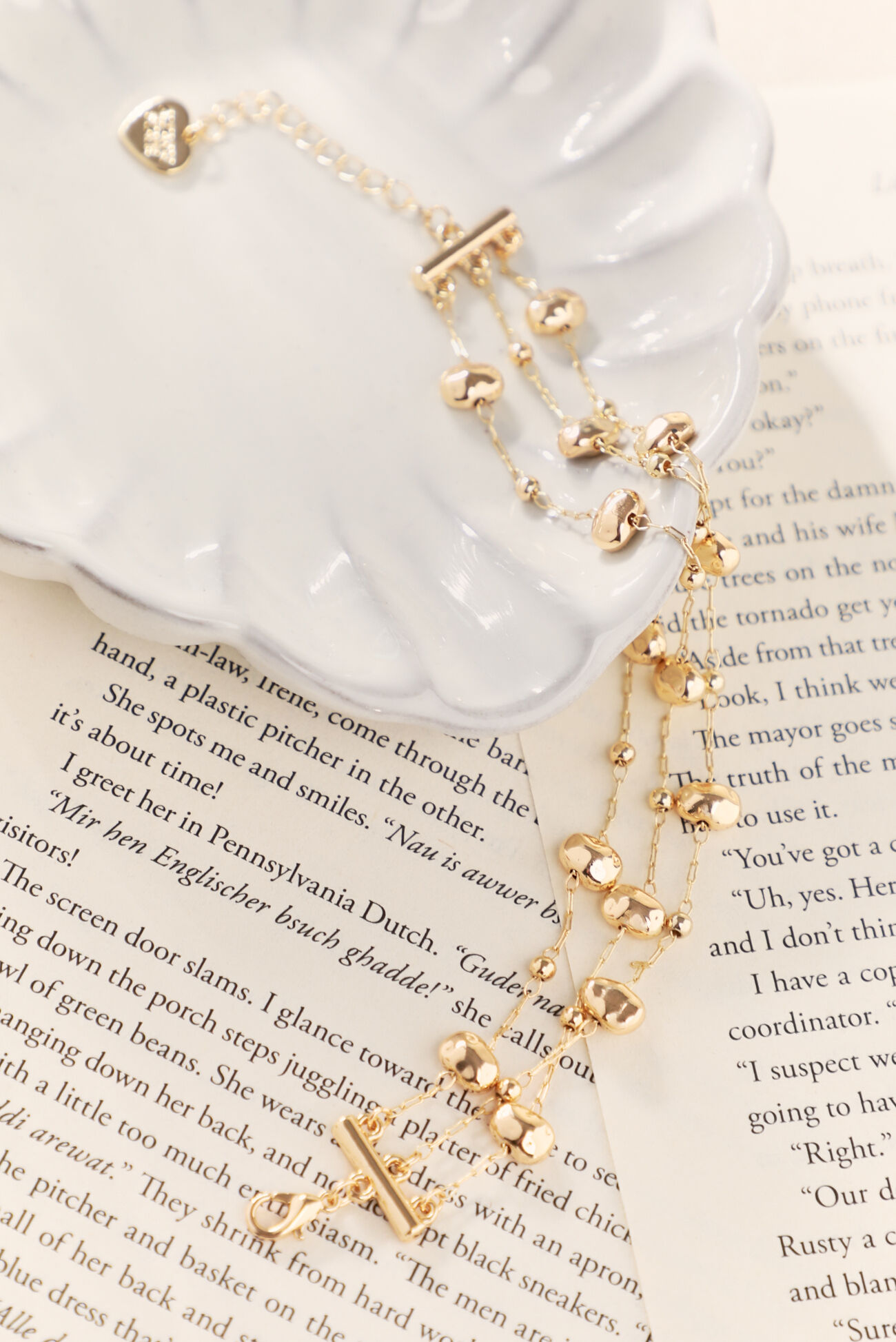 Layered Gold Accent Bracelet