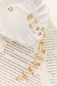 Layered Gold Accent Bracelet - Altar'd State