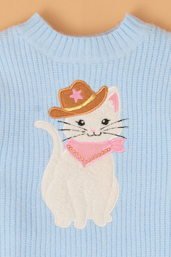 Cowgirl Cat Sweater Dress Set Detail 2 - Altar'd State