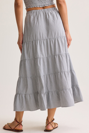 Betty Gingham Maxi Skirt - Altar'd State - 