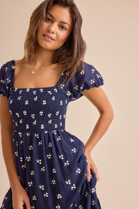 Oaklynn Embroidered Maxi Dress Detail 3 - Altar'd State