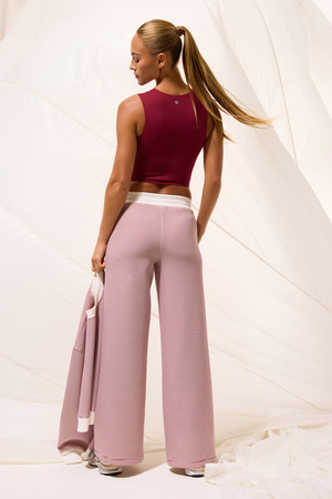 Supersoft Striped Wide Leg Pant - Altar'd State - 