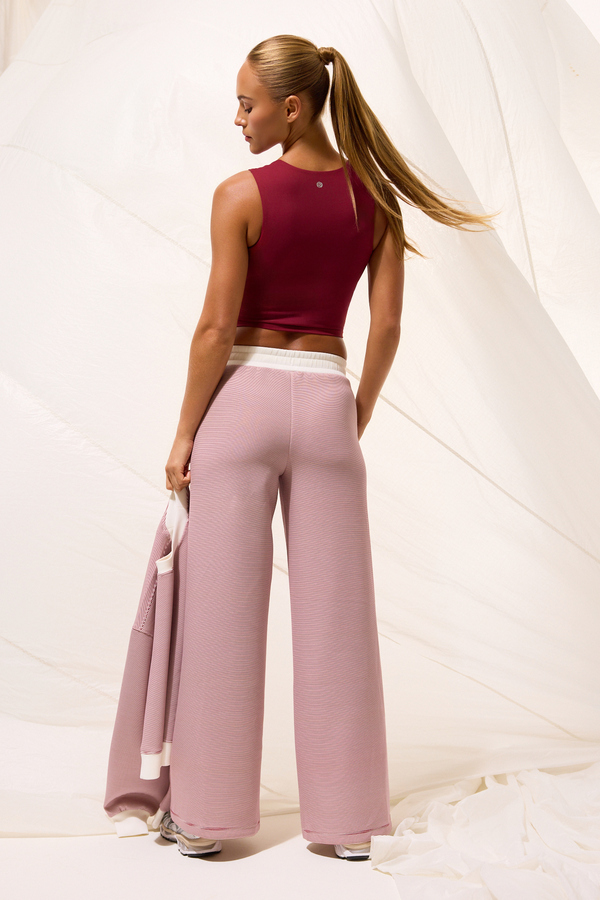 Supersoft Striped Wide Leg Pant Detail 5 - Altar'd State