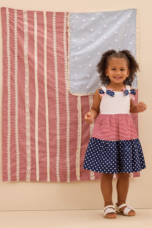 Liberty Stars & Stripes Americana Toddler Dress - Altar'd State - 