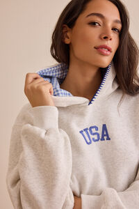 God Bless America Hoodie Detail 2 - Altar'd State