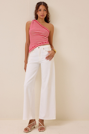 Sawyer One Shoulder Stripe Tank - Altar'd State - 