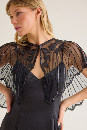 Reid Sequins Cape - Altar'd State