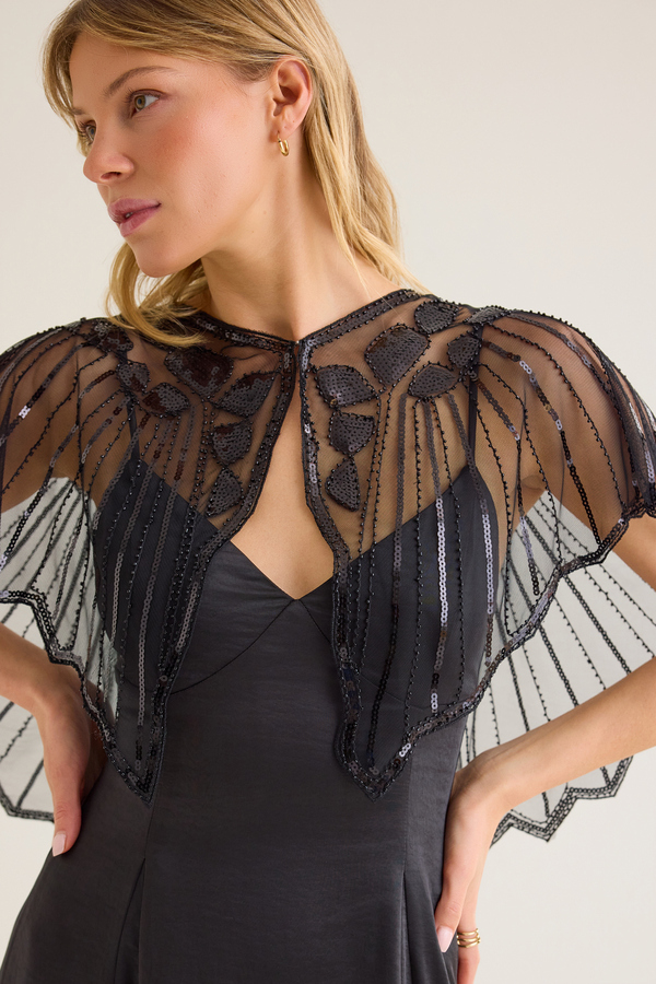 Reid Sequins Cape - Altar'd State