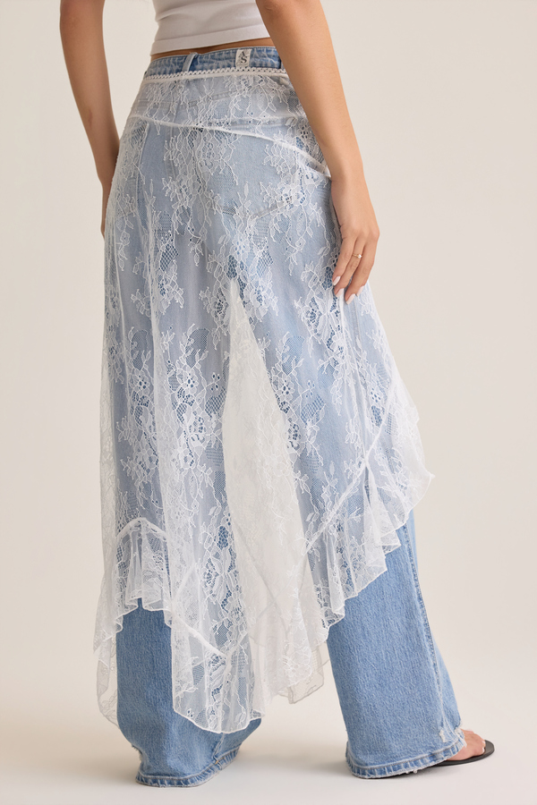 Eva Lace Slip Skirt Detail 5 - Altar'd State