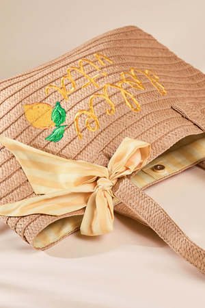 Dolce Vita Straw Tote - Altar'd State - 