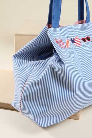 Americana Tie Up Tote Bag - Altar'd State - 