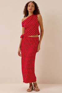 Jaycee Asymmetrical Dot Top Detail 3 - Altar'd State