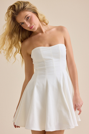 Cate Denim Dress - Altar'd State - 