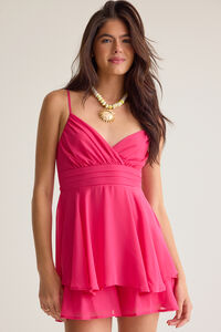 Laila Double Layer Romper - Altar'd State