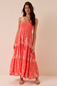 Melanie Strapless Maxi Dress Detail 2 - Altar'd State
