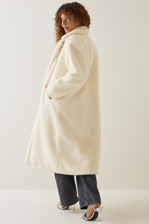 Kellie Long Faux Fur Coat - Altar'd State - 