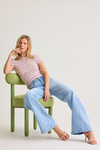 Becca Striped Thermal Tee Detail 3 - Altar'd State