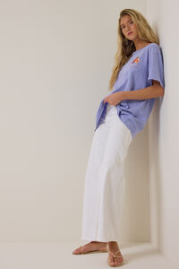 Florida Floral Oversized Tee Detail 5 - Altar'd State