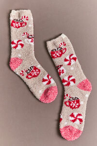 Peppermint Hot Cocoa Socks - Altar'd State