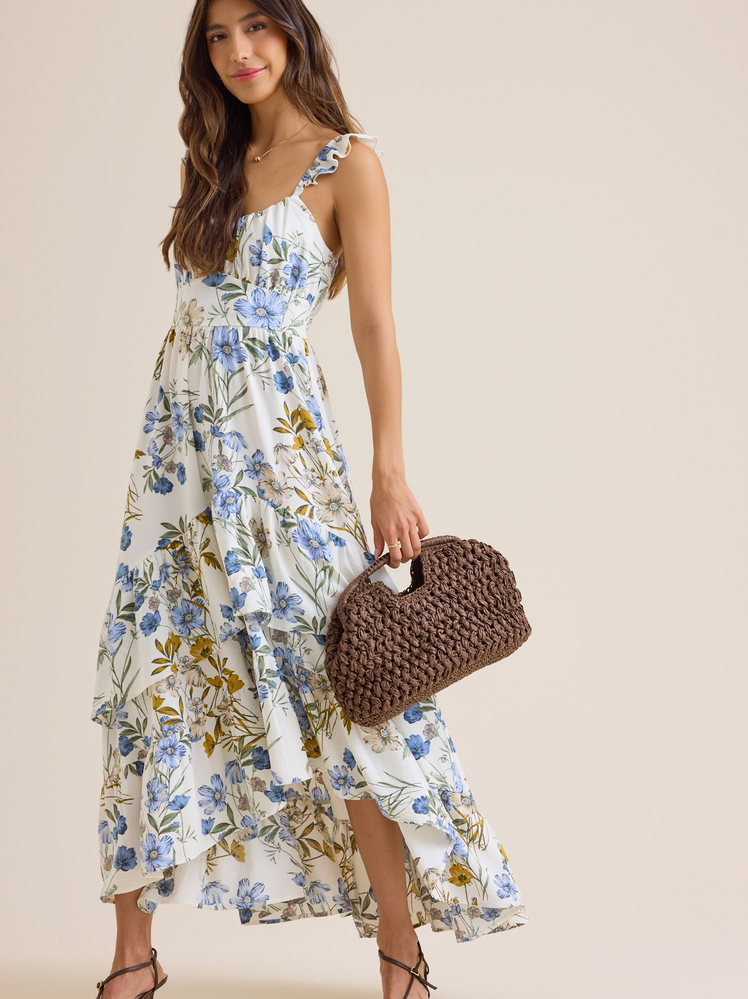 chinese dress ladies Long sleeve Midi with ruching and side slits  Maggy London