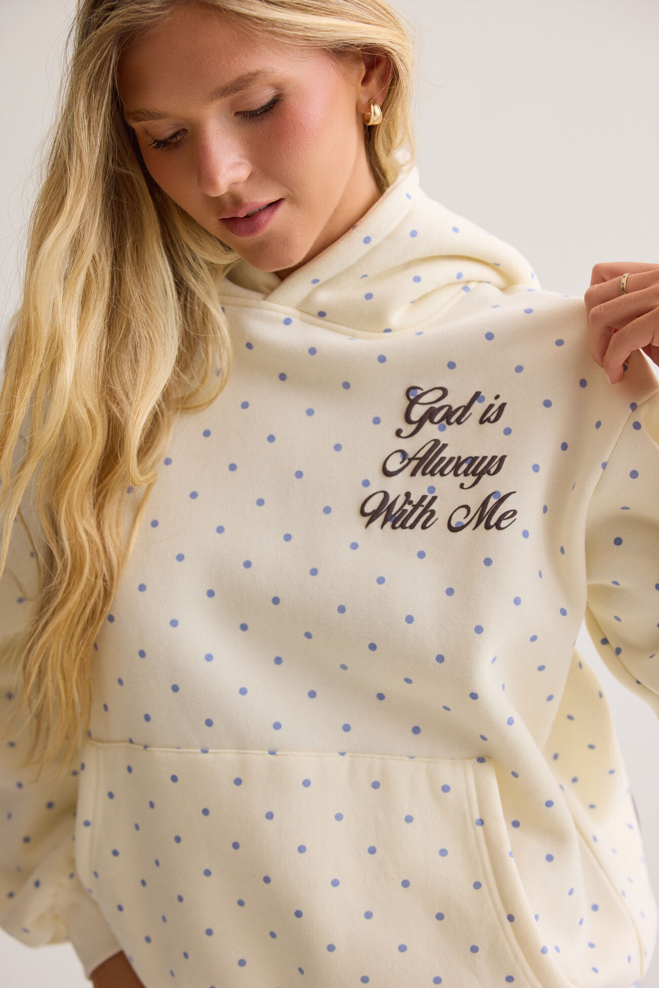 God is always with me hoodie
