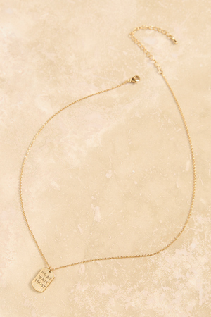 Pray Wait Trust Necklace - Altar'd State - 