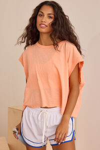 In Motion Circle Back Tee Detail 3 - Altar'd State