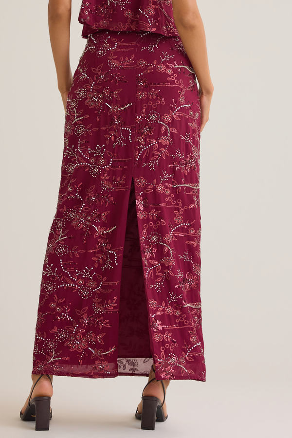 Trinity Beaded Maxi Skirt Detail 6 - Altar'd State