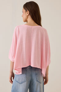 McKenna Oversized Boxy Crop Tee Detail 5 - Altar'd State