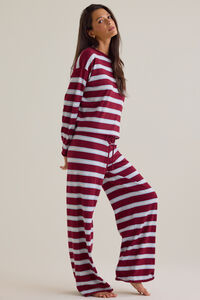 Jordan Striped Lounge Top Detail 7 - Altar'd State