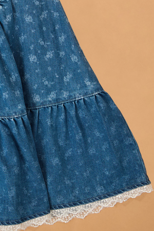 Presley Denim Dress and Tee Set - Altar'd State - 