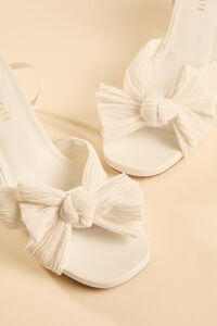 Maddalena Bow Heels Detail 2 - Altar'd State