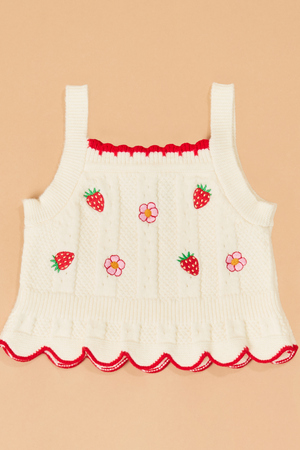 Claire Crochet Tank with Chambray Short Set - Altar'd State - 
