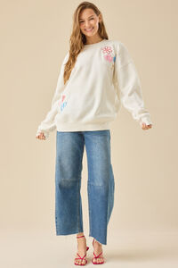 Make Heaven Crowded Graphic Sweatshirt Detail 3 - Altar'd State