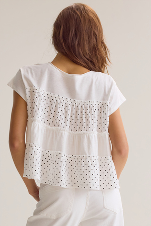 Harris Polka Dot Ruffle Top - Altar'd State - 