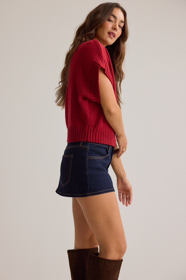 Thalia Mock Neck Sweater Detail 3 - Altar'd State